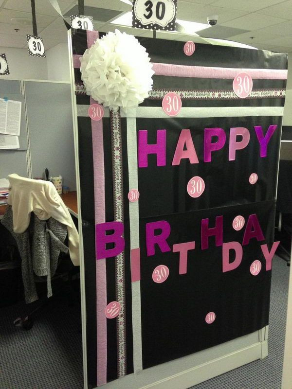 Birthday Cubicle Decorating Ideas
 10 images about Cubicle ideas on Pinterest