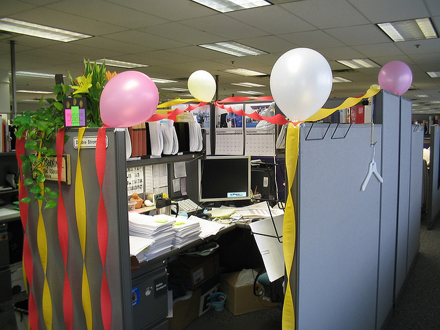 Birthday Cubicle Decorating Ideas
 315 When someone decorates your locker or cubicle for