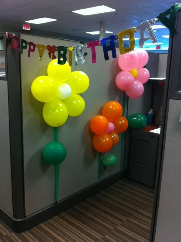 Birthday Cubicle Decorating Ideas
 58 best Birthday Cubicle Decorations images on Pinterest