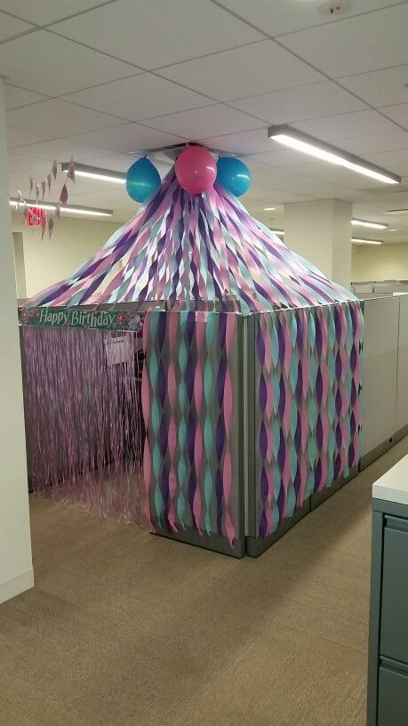 Birthday Cubicle Decorating Ideas
 Pin by Samantha Martin on Birthday parties preslee