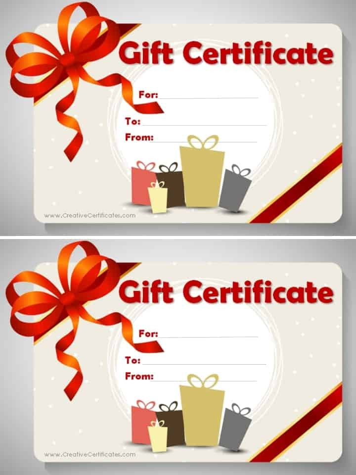 Birthday Gift Cards Online
 Free Gift Certificate Template