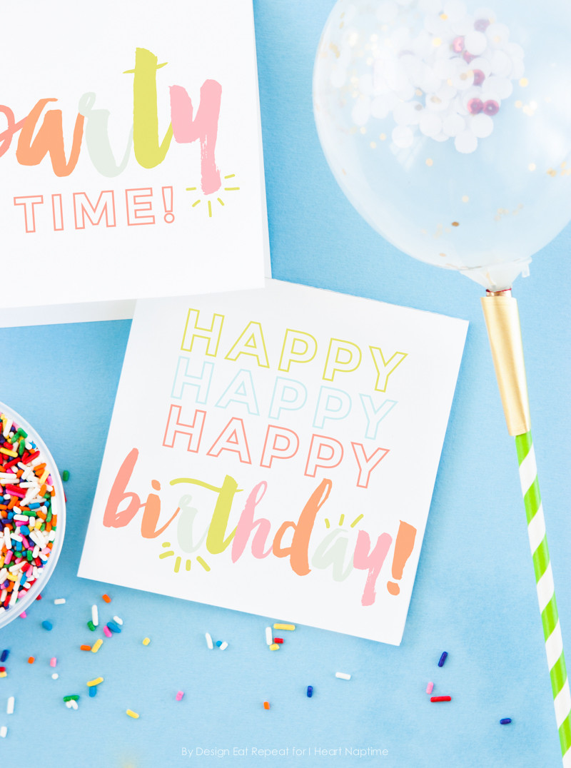 Birthday Gift Cards Online
 Free Birthday Printables Eighteen25