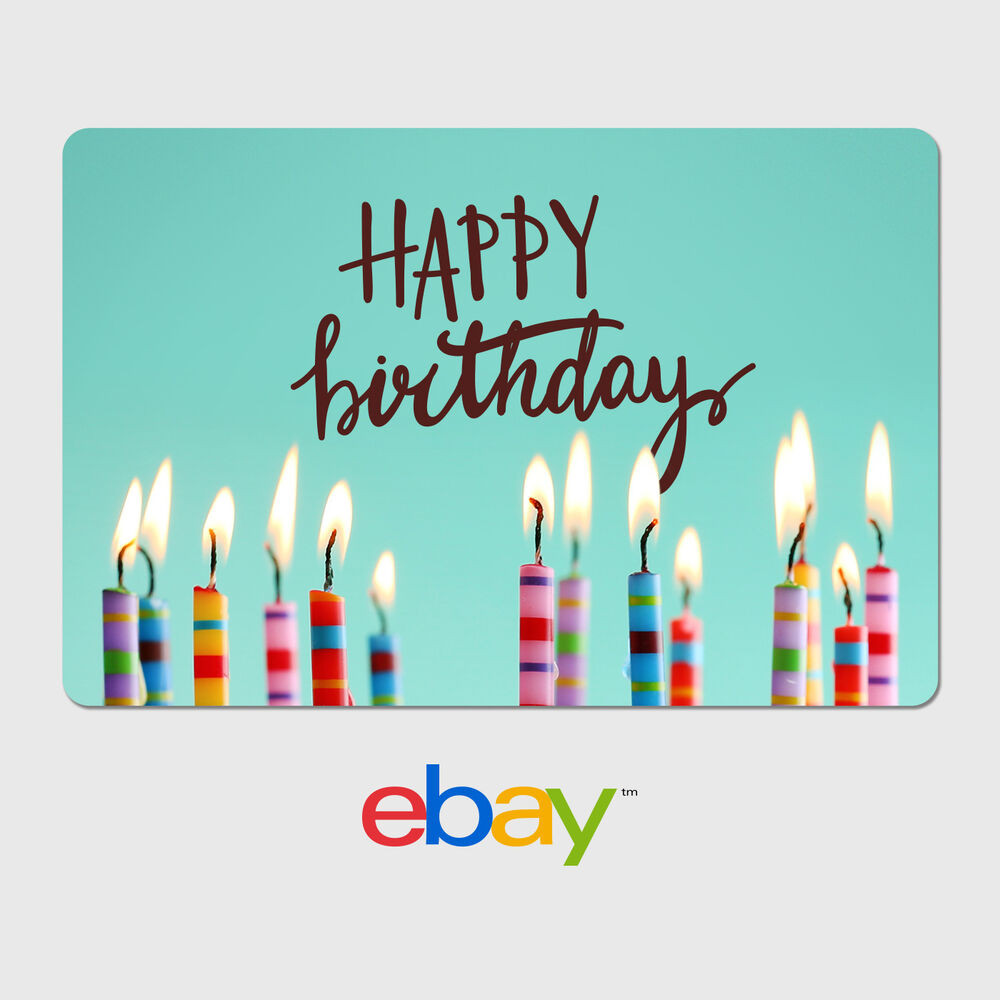 Birthday Gift Cards Online
 eBay Digital Gift Card Birthday Designs Email Delivery
