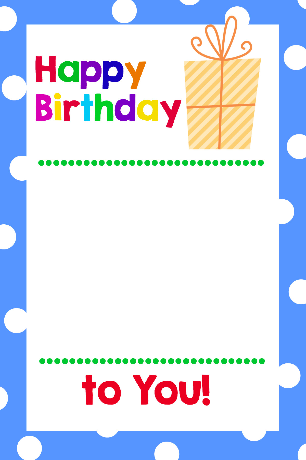 Birthday Gift Cards Online
 Free Printable Birthday Cards That Hold Gift Cards
