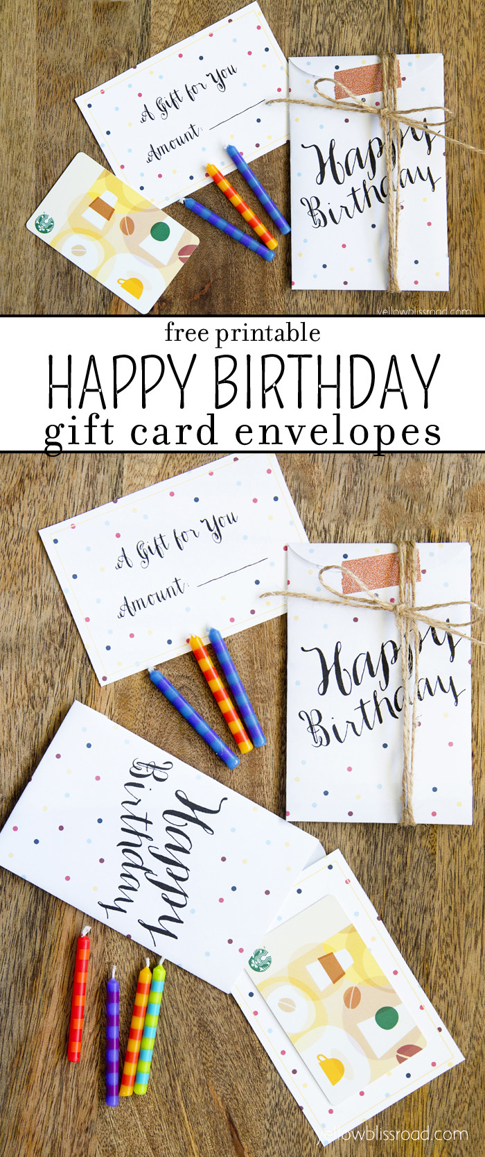 Birthday Gift Cards Online
 YellowBlissRoad