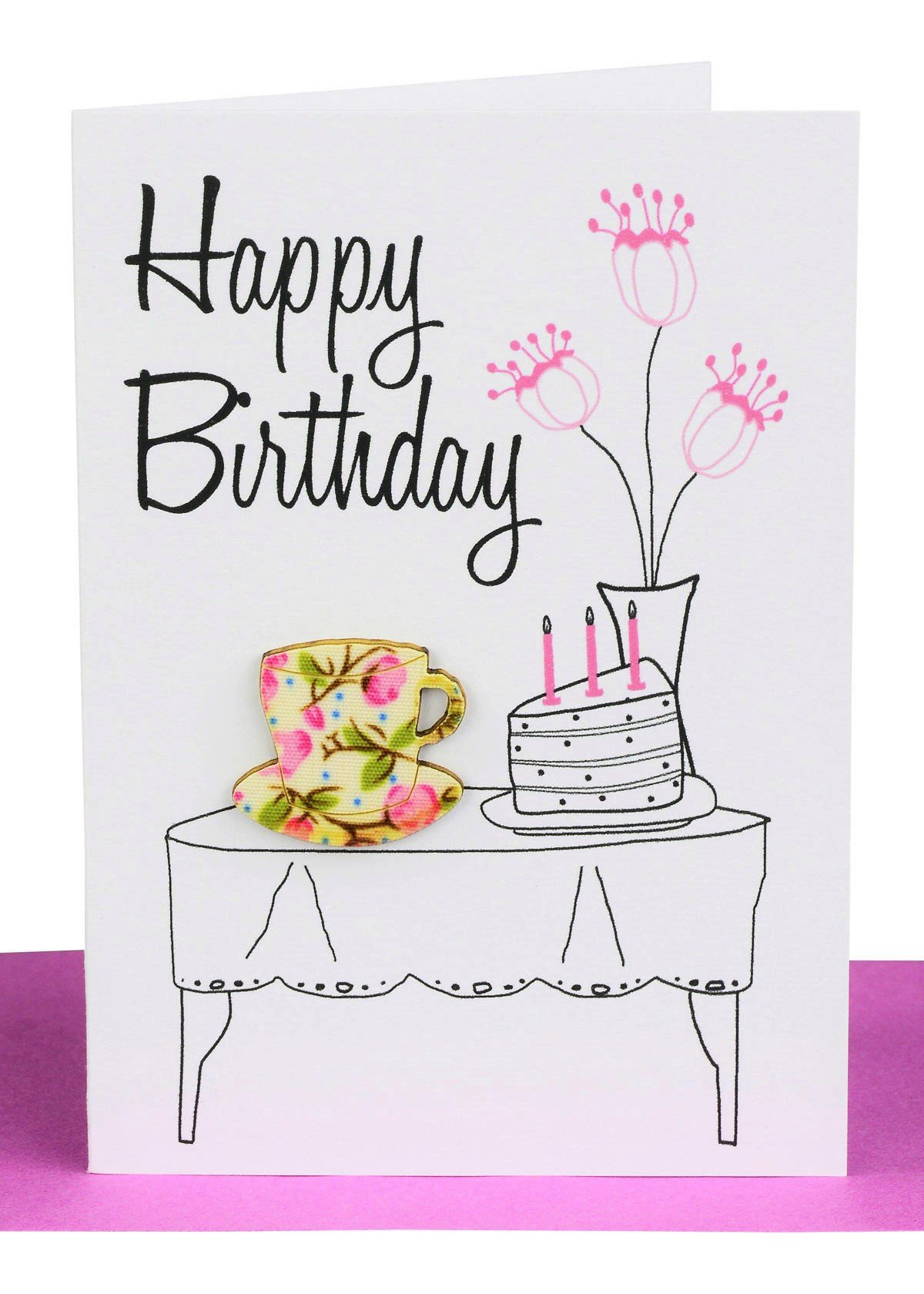 Birthday Gift Cards Online
 Happy Birthday Gift Card Tea & Cake