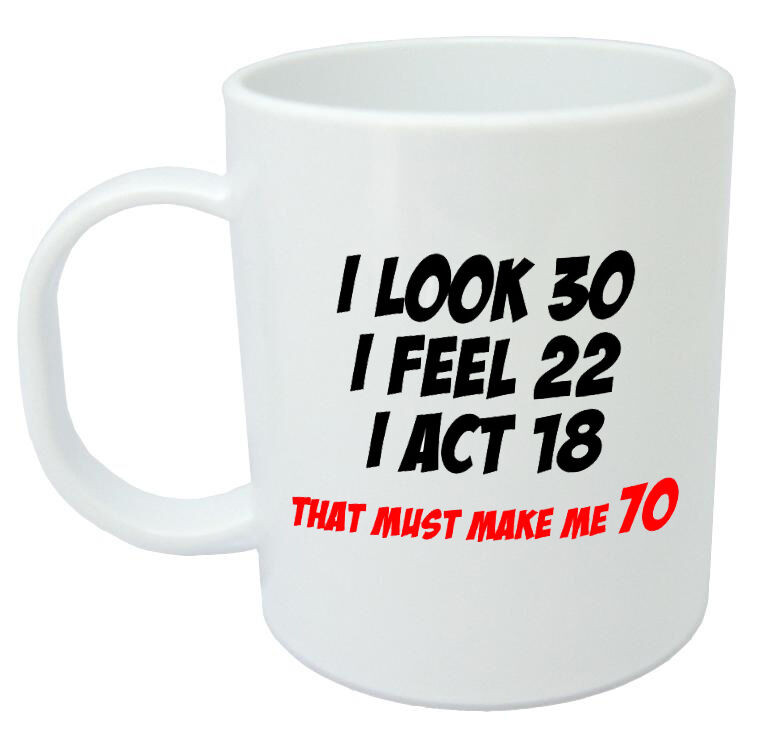 Birthday Gift Ideas For 70 Year Old Woman
 Makes Me 70 Mug Funny 70th Birthday Gifts Presents for