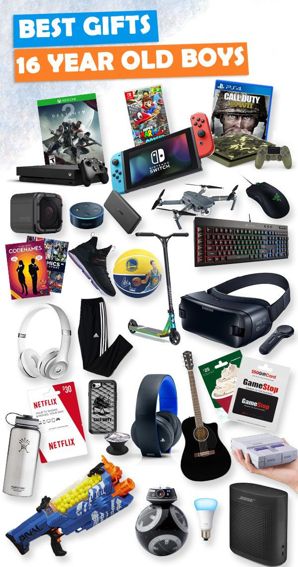Birthday Gift Ideas For Teenage Guys
 Gifts for 16 Year Old Boys