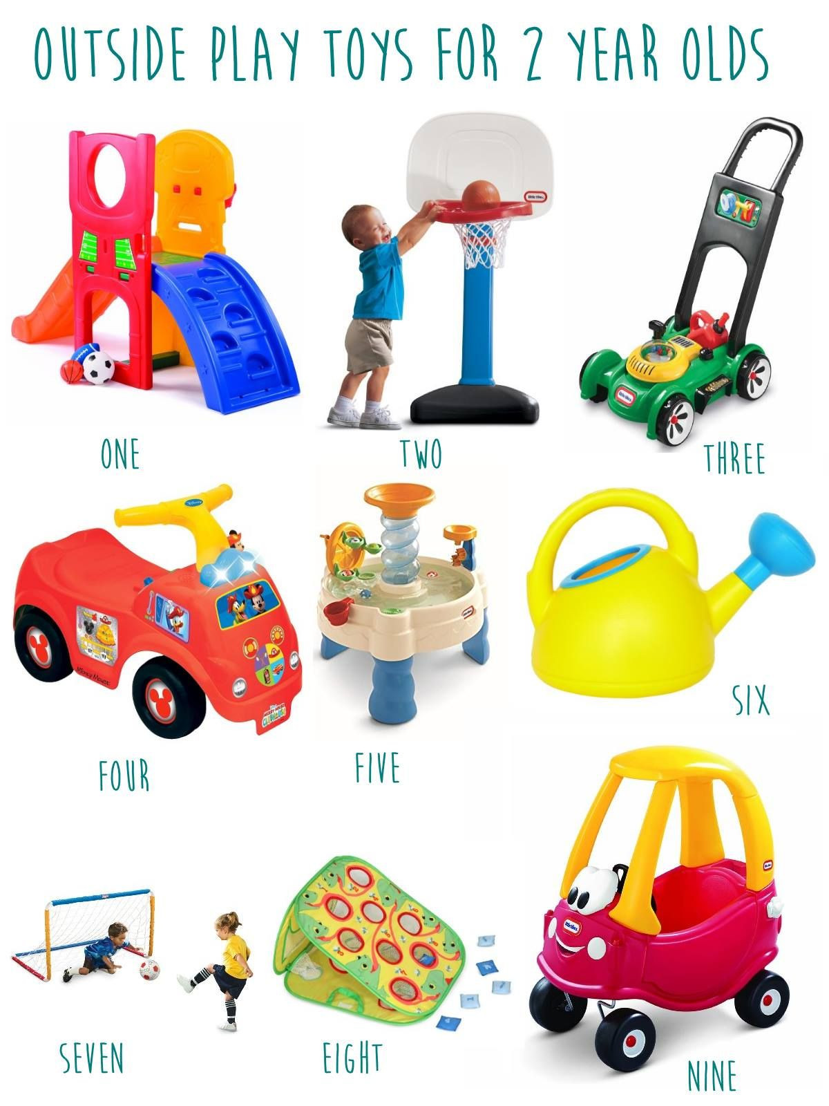 Birthday Gifts For 2 Year Old
 2 year old toy guide outside Gifts Pinterest