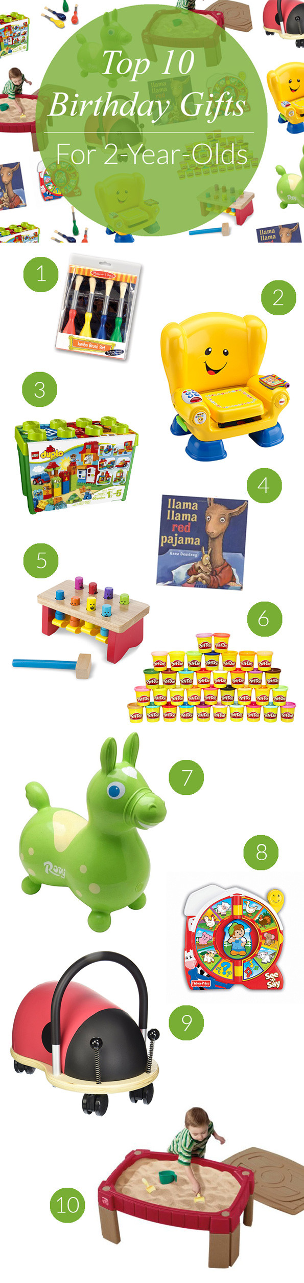 Birthday Gifts For 2 Year Old
 Top 10 Birthday Gifts for 2 Year Olds Evite