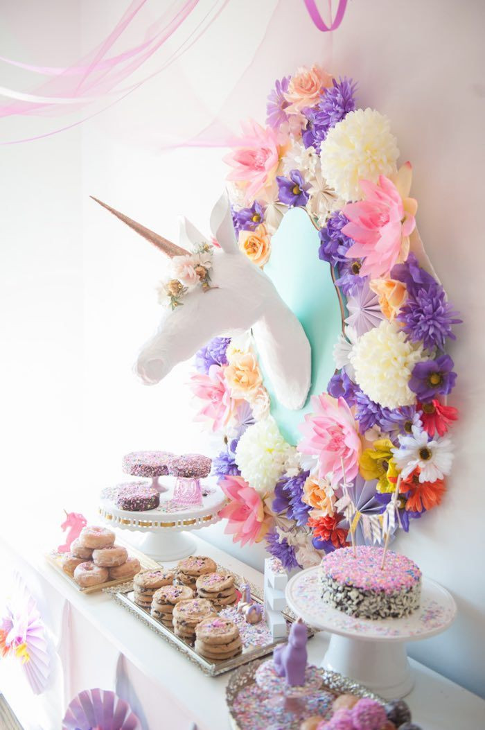 Birthday Party Decorations Pinterest
 17 Best images about Unicorn Themed Birthday Party Ideas
