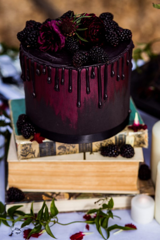 Birthday Party Ideas Colorado Springs
 Gothic Wedding Cake Black and Red Colorado Springs Denver