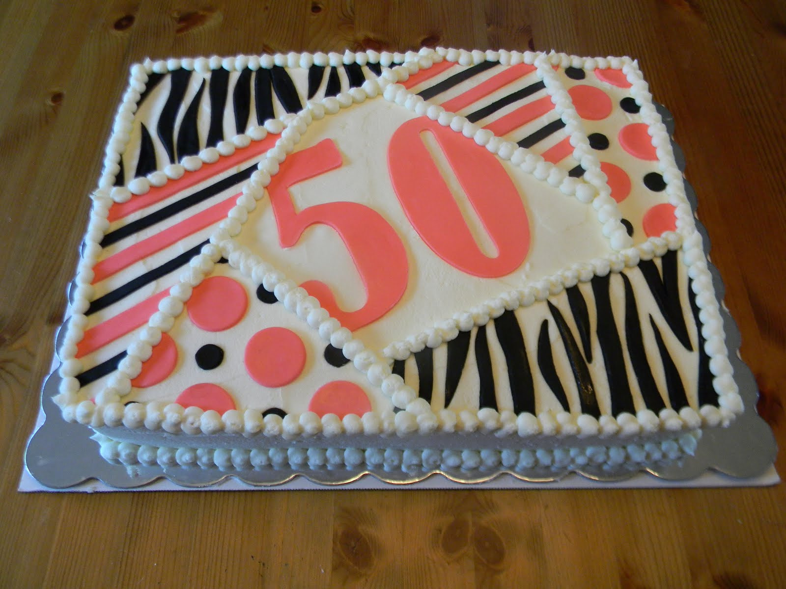 Birthday Sheet Cake Ideas
 Sweet Treats by Bonnie 50th Birthday Sheet Cake