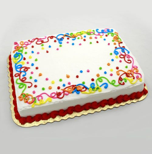 Birthday Sheet Cake Ideas
 Streamer Cake Cakes in 2019