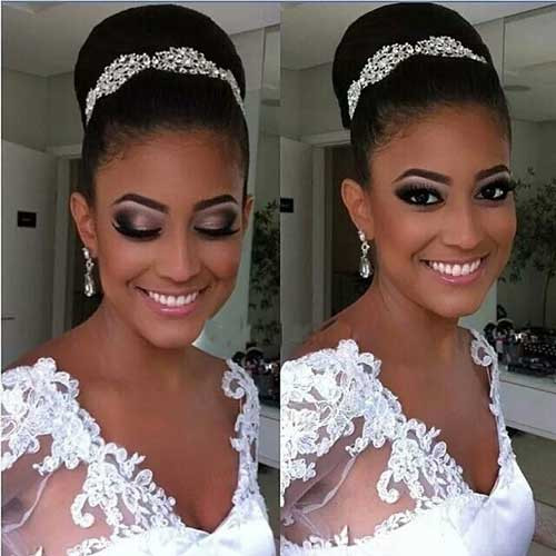 Black African American Wedding Hairstyles
 25 Good Bun Wedding Hairstyles