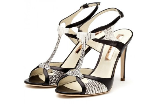 Black And White Wedding Shoes
 black white snakeskin wedding shoes bridal heels