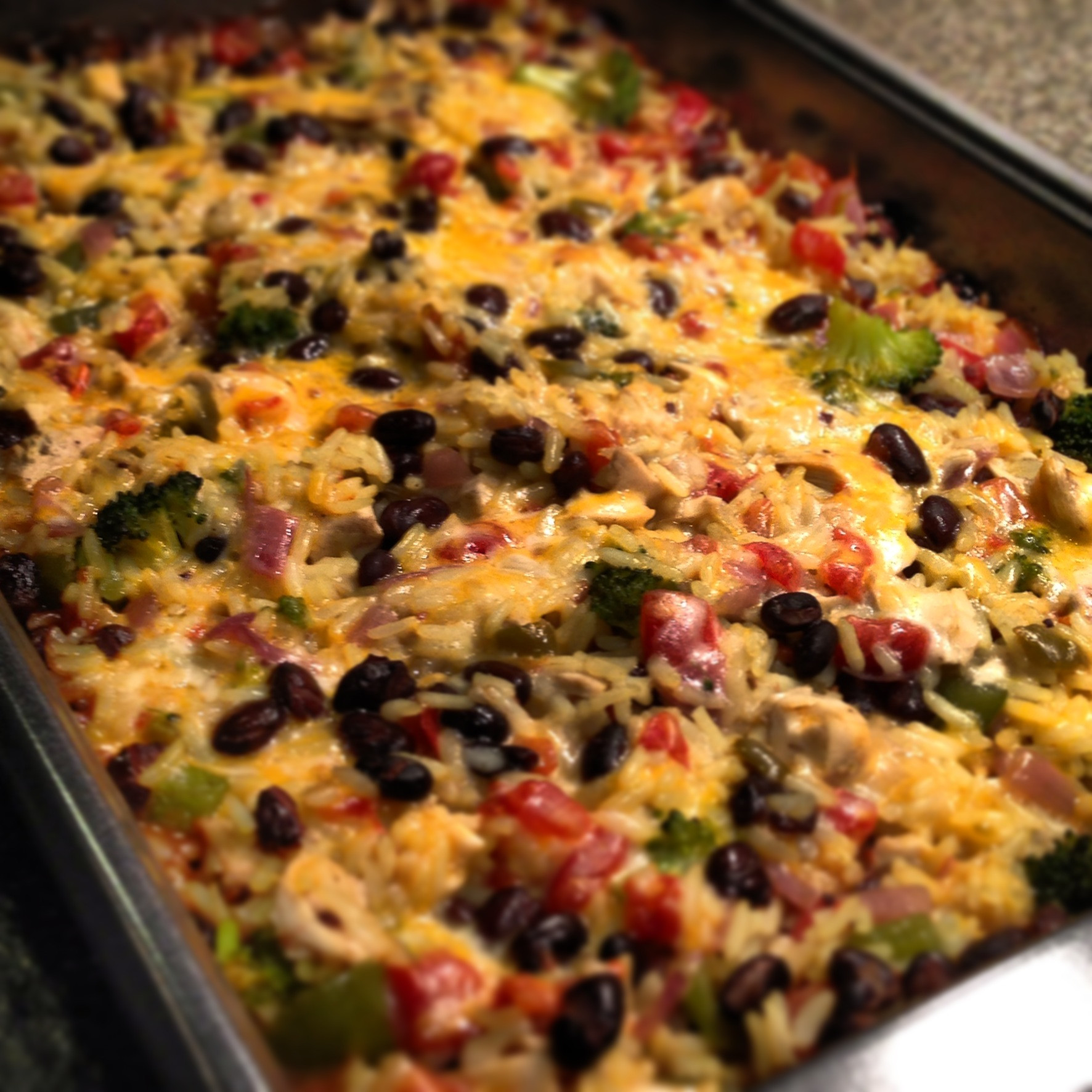 Black Bean And Rice Casserole
 Baked Chicken Rice and Black Beans Casserole