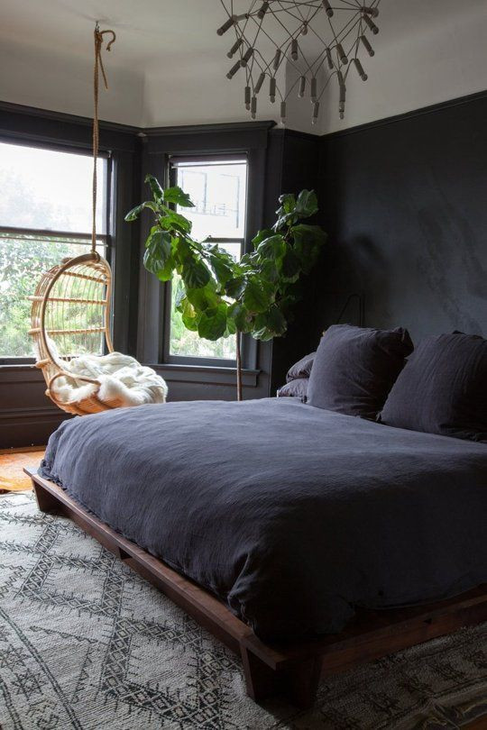 Black Bedroom Walls
 26 y Moody Bedroom Designs That Catch An Eye DigsDigs