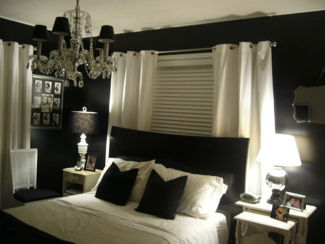 Black Bedroom Walls
 Elegant Black Wall Bedroom Designs