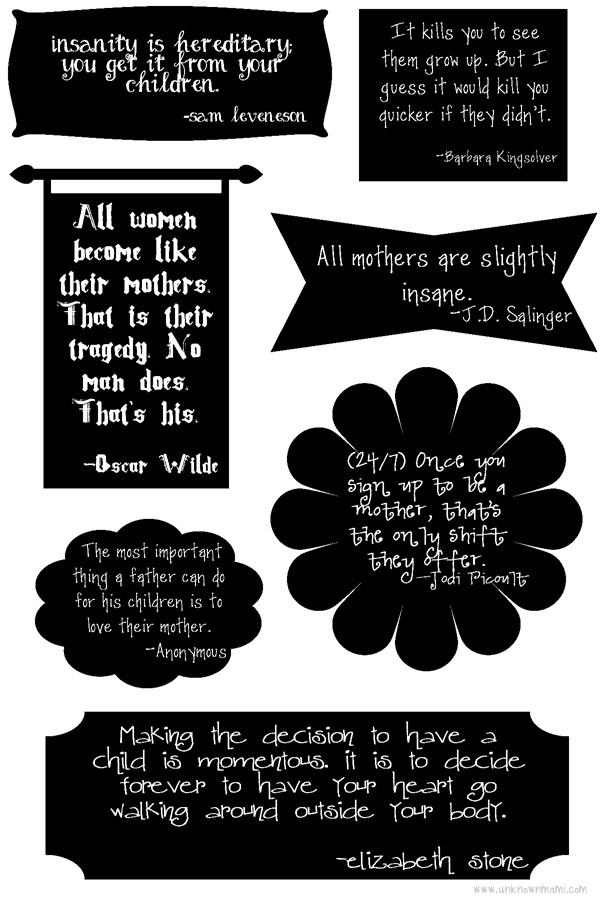 Black Mother Quotes
 Free Mother’s Day Printable for You or Your Mother