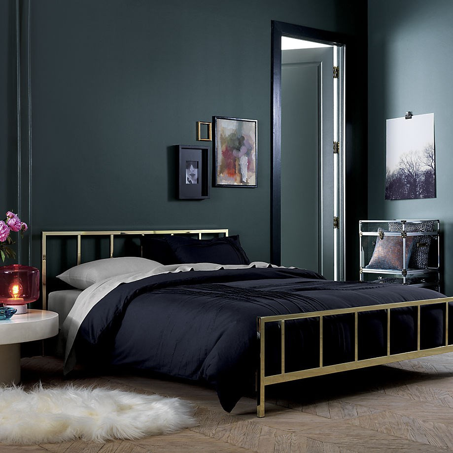 Black Painted Bedroom
 Painting and Design Tips for Dark Room Colors