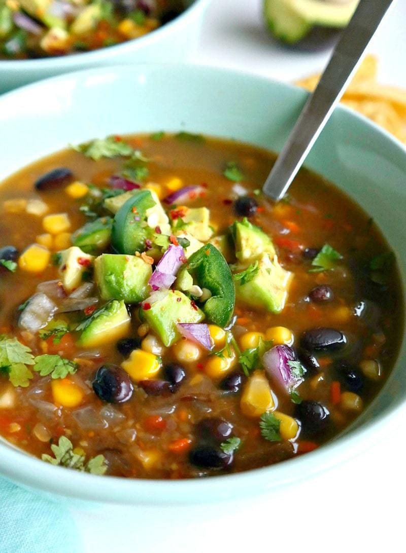 Black Vegan Recipes
 Spicy Vegan Black Bean Soup The Glowing Fridge