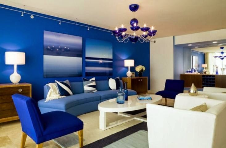 Blue Paint Living Room
 Wall Paint Colors for Living Room Ideas