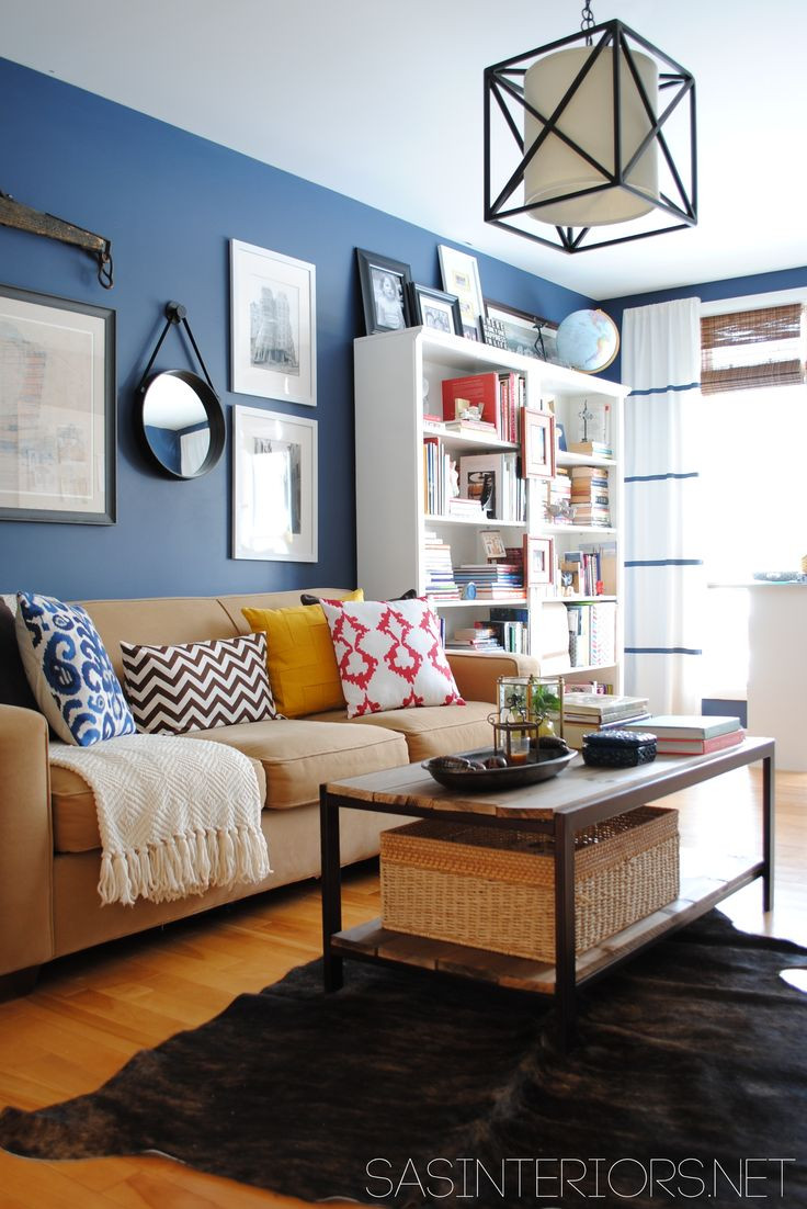 Blue Paint Living Room
 Interesting Living Room Paint Color Ideas
