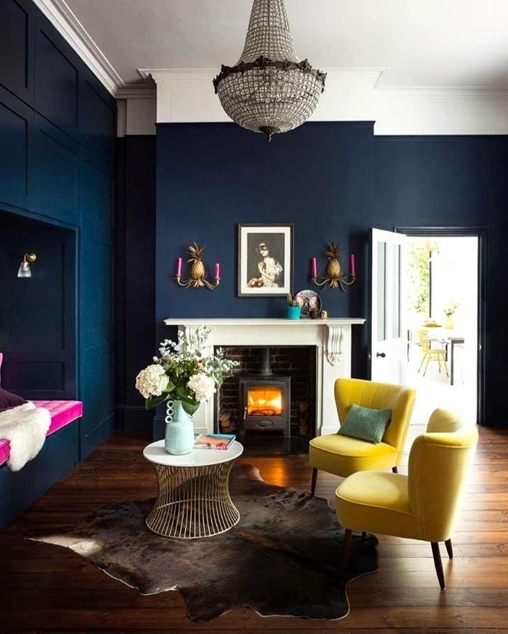 Blue Paint Living Room
 16 Best Wall Painting Designs for Living Room that will