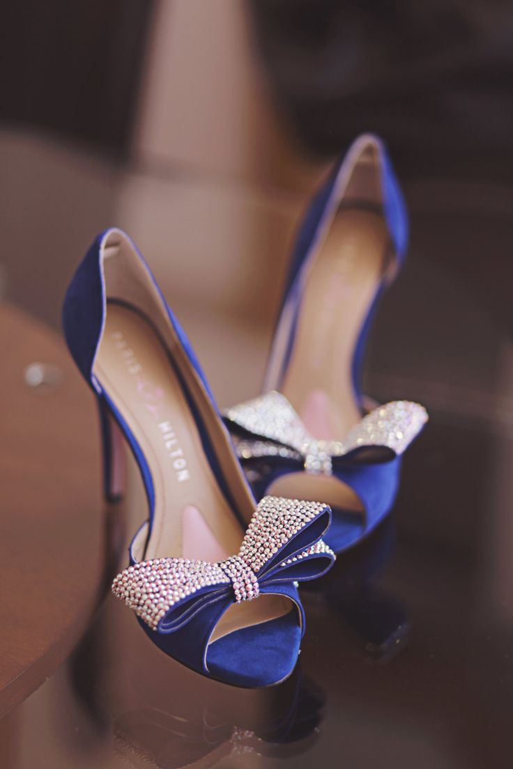 Blue Shoes Wedding
 Blue wedding shoes Blue high heels bridals shoes