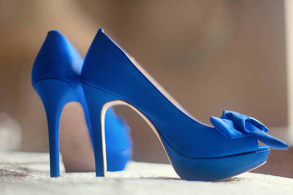 Blue Shoes Wedding
 A Wedding Addict Royal Blue Wedding Shoes
