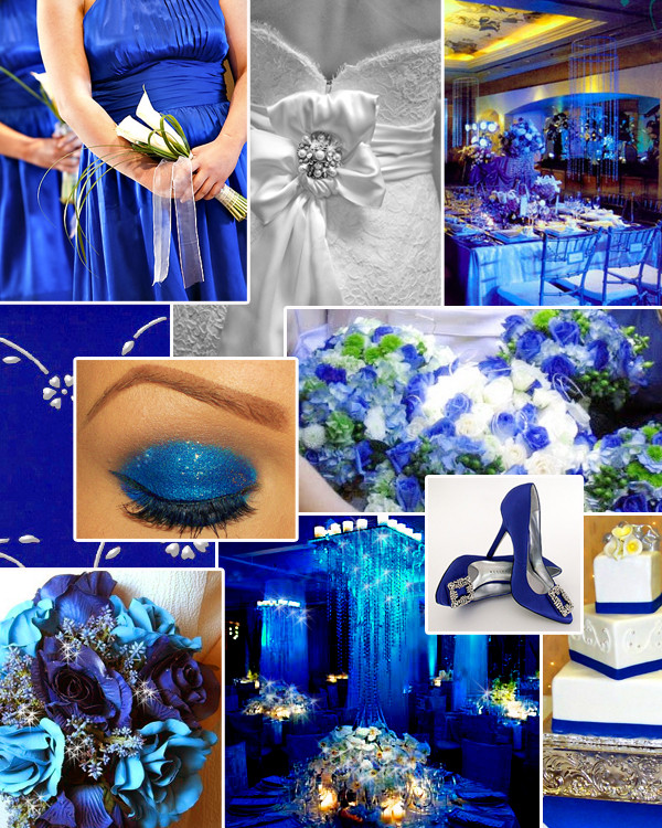 Blue Wedding Theme
 bridal style and wedding ideas Glamour Wedding With