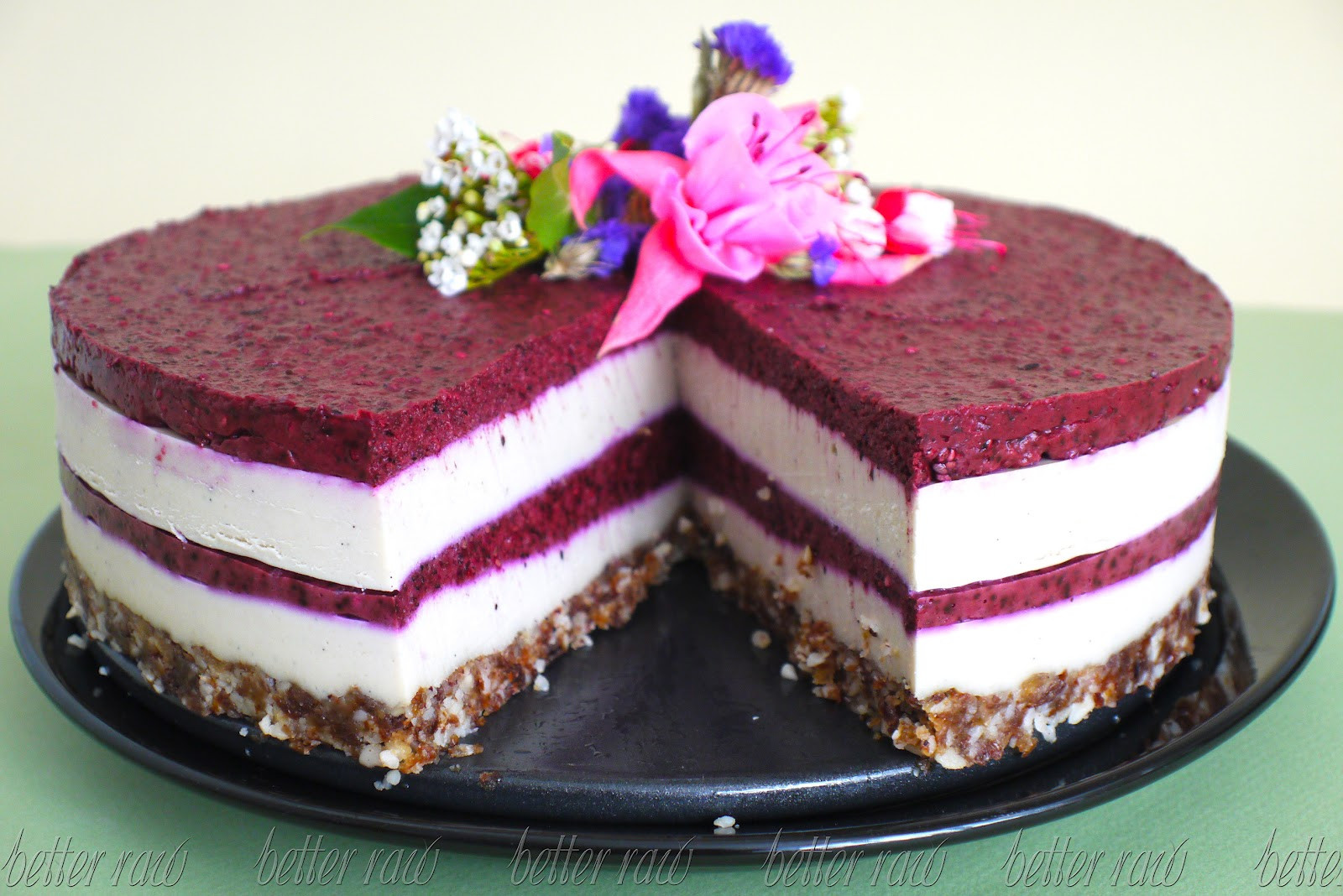 Blueberry Birthday Cake Recipe
 BLUEBERRY AND CREAM LAYER BIRTHDAY CAKE Better Raw