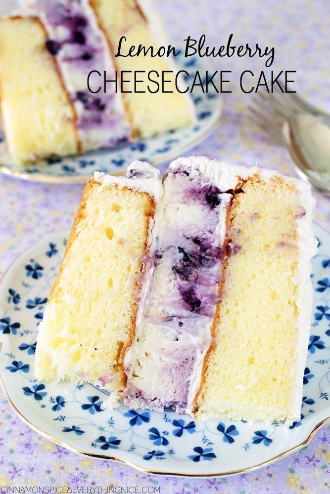 Blueberry Birthday Cake Recipe
 Lemon Blueberry Cheesecake Cake