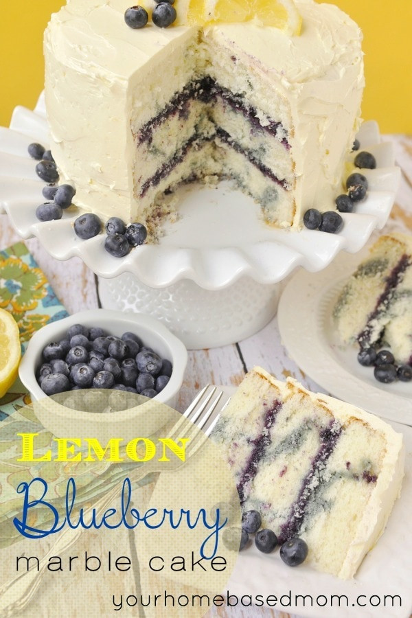 Blueberry Birthday Cake Recipe
 Lemon Blueberry Marble Cake