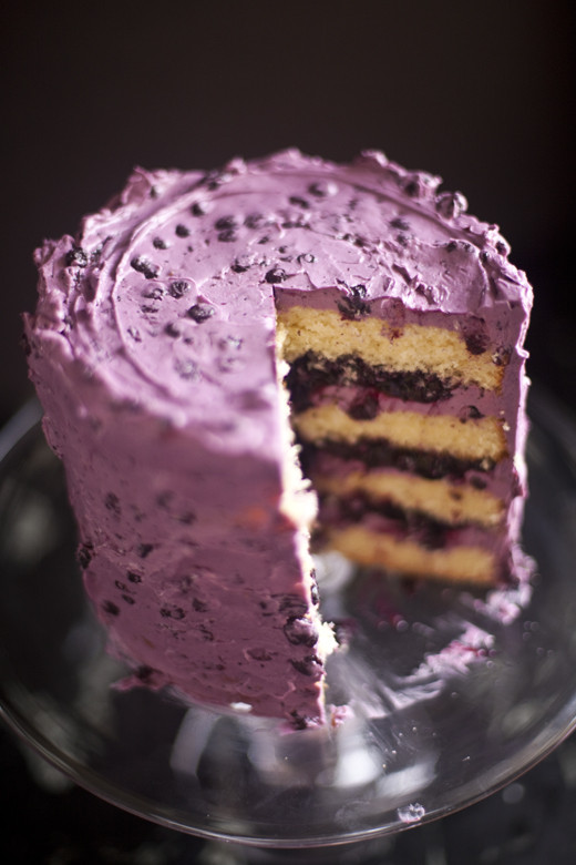 Blueberry Birthday Cake Recipe
 Blueberry Birthday Cakes