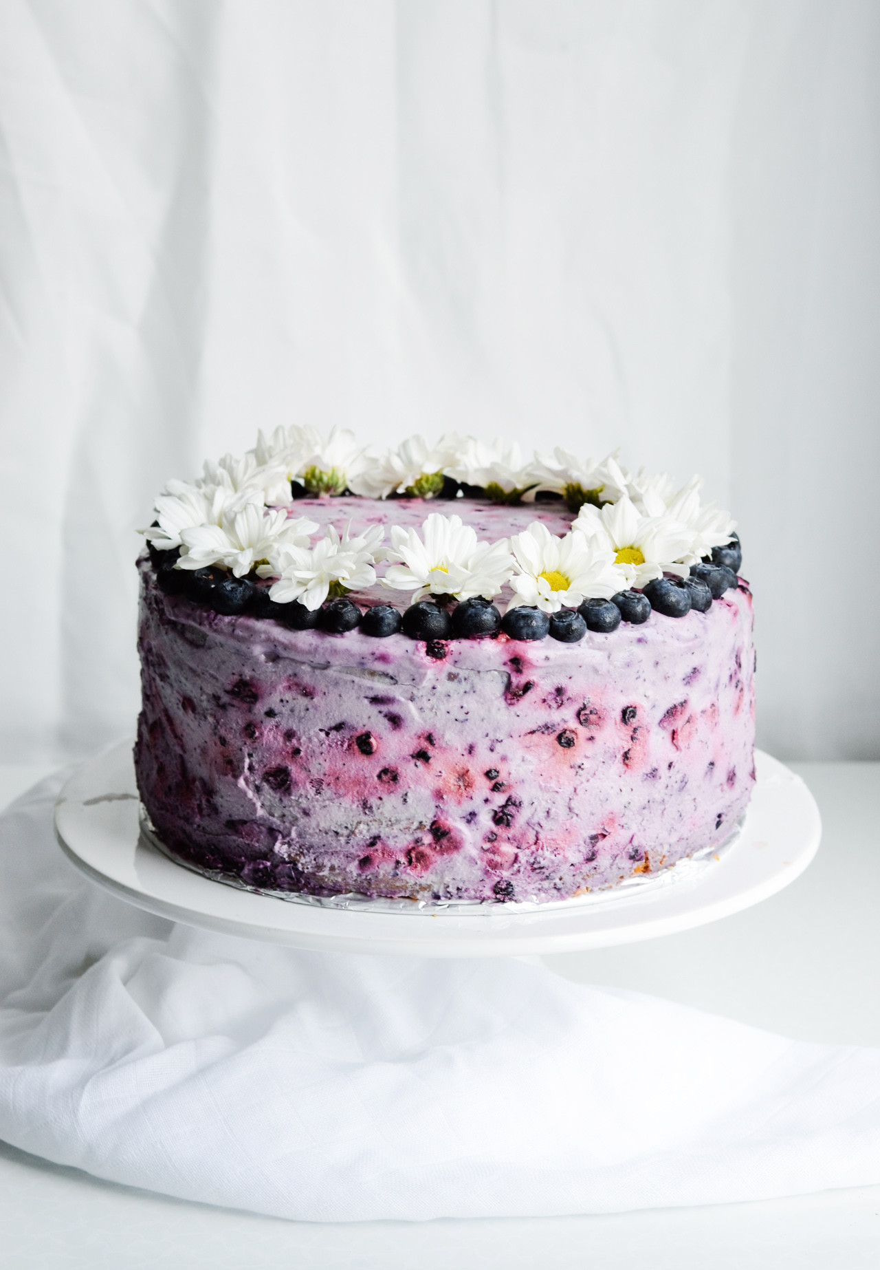 Blueberry Birthday Cake Recipe
 Very blueberry layer cake Sugar Salted
