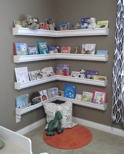 Bookshelf Kids Room
 Rain Gutter Bookshelves Children s Bookshelves