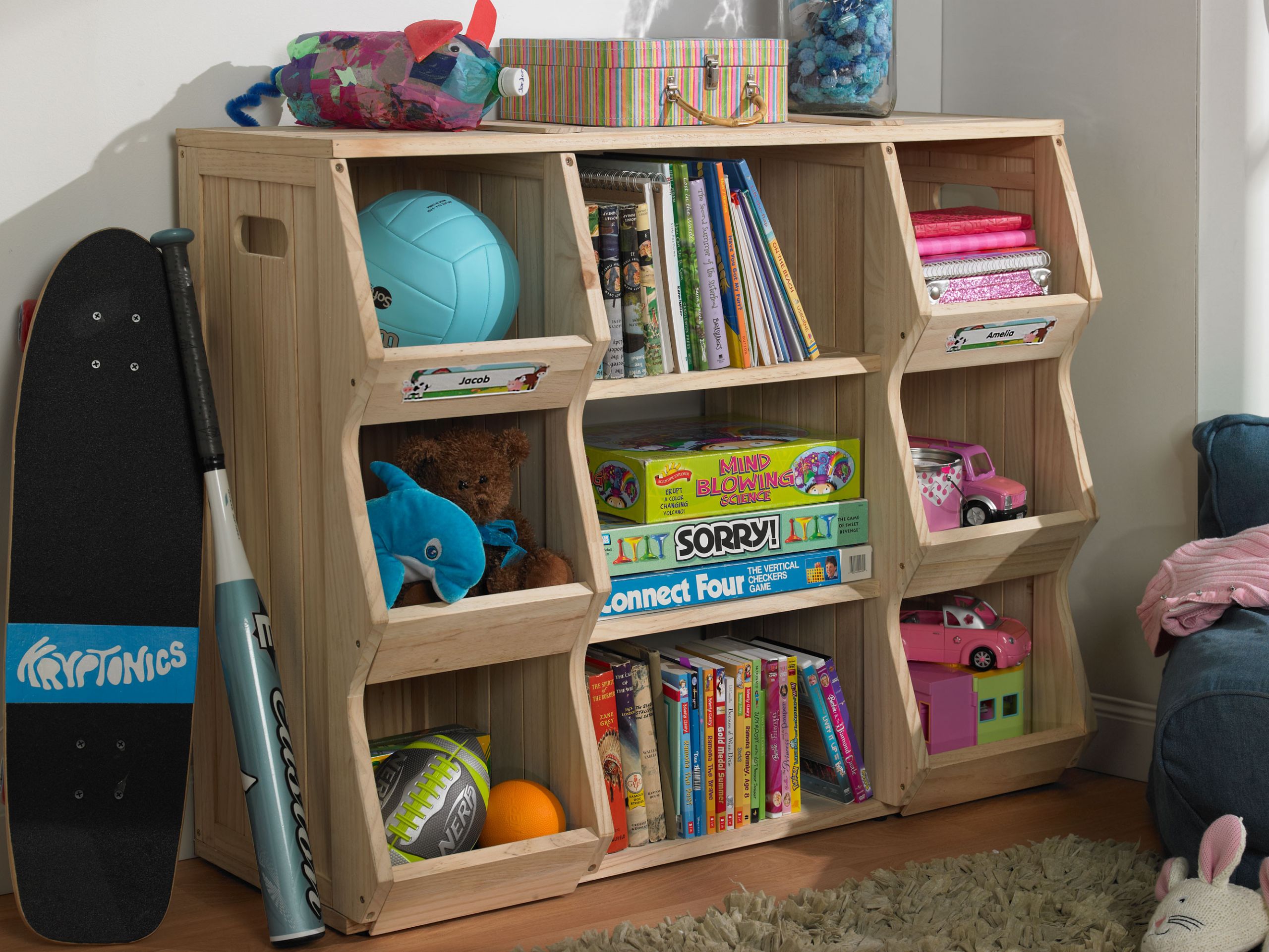 Bookshelf Kids Room
 Awesome Charmingly Storage Shelving For Children Room