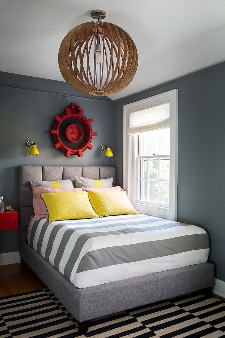 Boy Bedroom Wall Decor
 25 Cool Kids’ Bedrooms that Charm with Gorgeous Gray