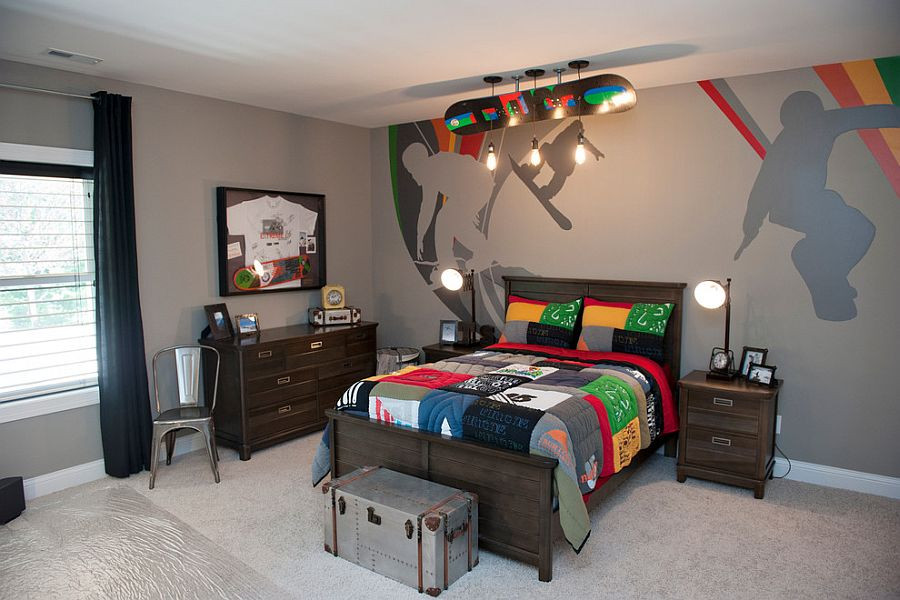 Boy Bedroom Wall Decor
 25 Cool Kids’ Bedrooms that Charm with Gorgeous Gray