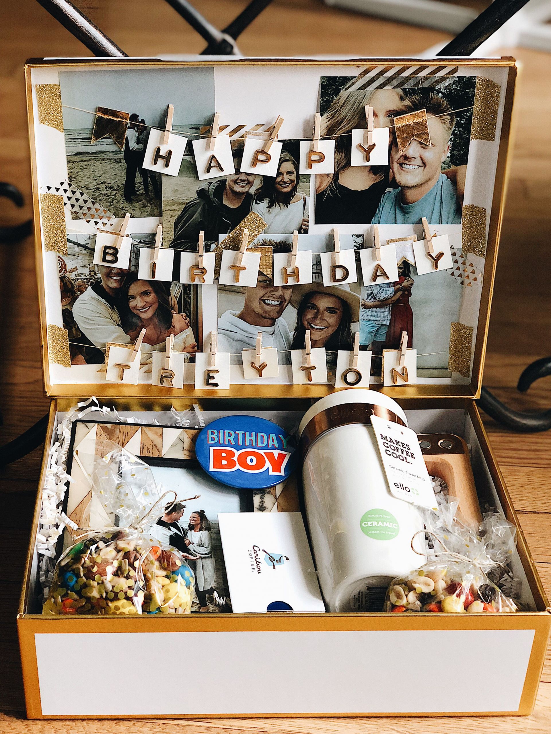 Boyfriend Gift Ideas For Birthday
 Long Distance Birthday Box for Boyfriend