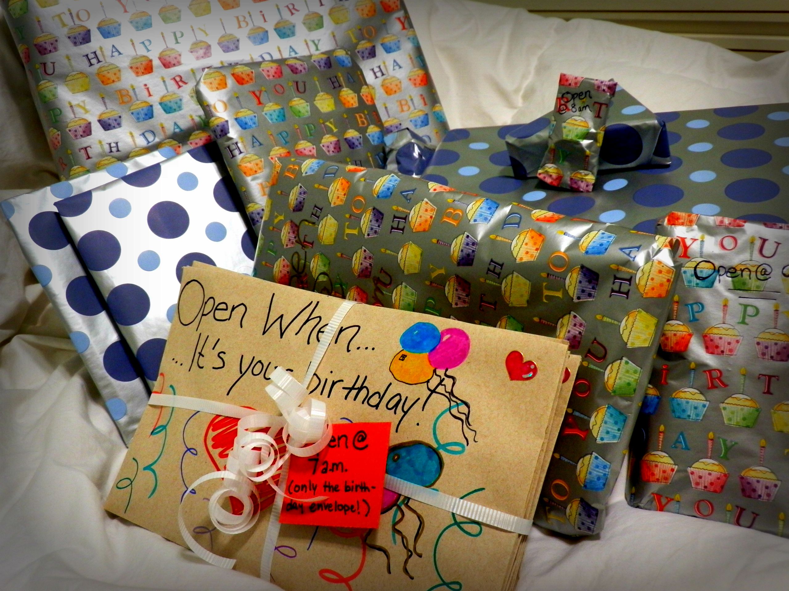 Boyfriend Gift Ideas Tumblr
 A Day of Presents