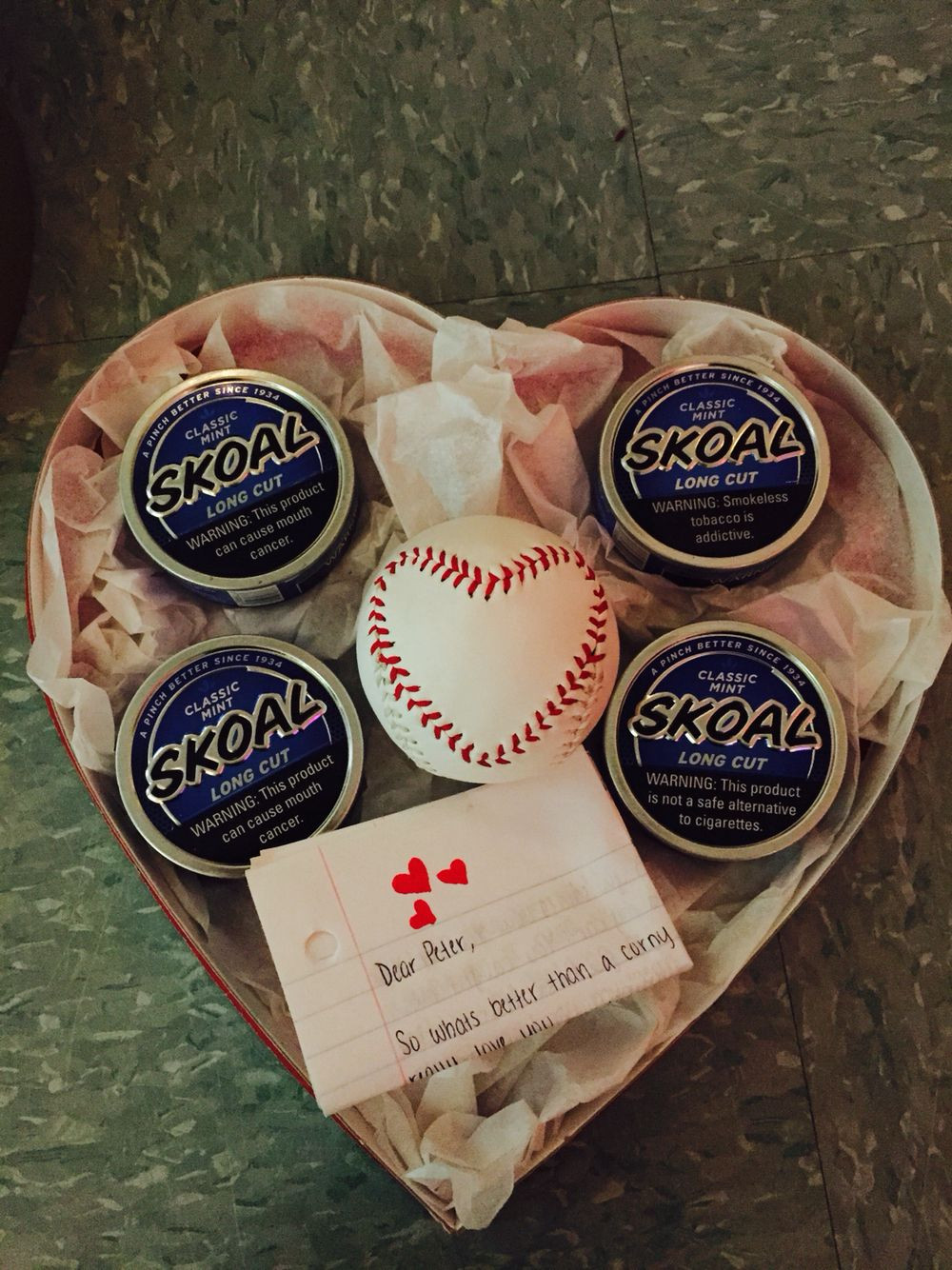 Boyfriend Valentine Gift Ideas
 Valentine s Day t for him baseball girlfriend