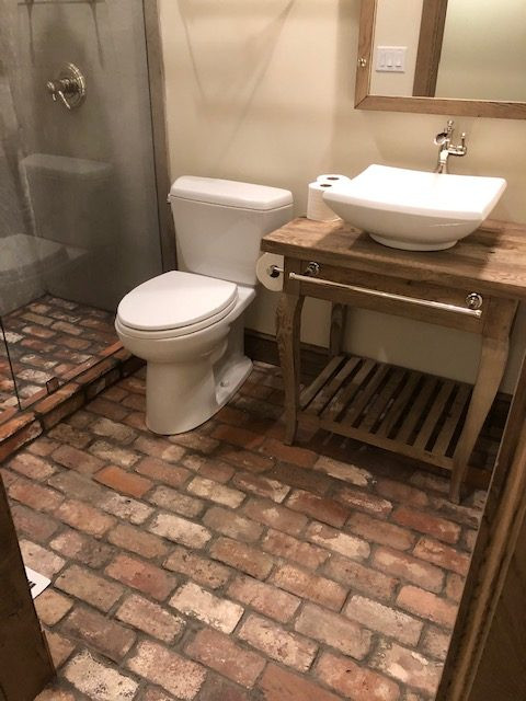 Brick Tile Bathroom
 Reclaimed Brick – Brick Floor Tile