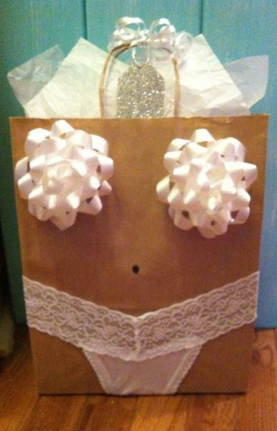 Bridal Shower Gift Ideas From Mother Of The Bride
 Lingerie t bag that everyone will remember See more