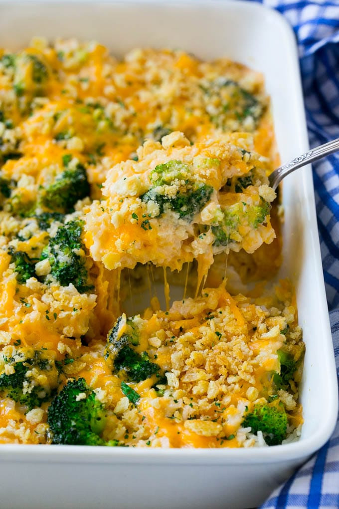 Broccoli Cheese Casserole Recipe
 20 Hearty Ve arian and Vegan Casseroles