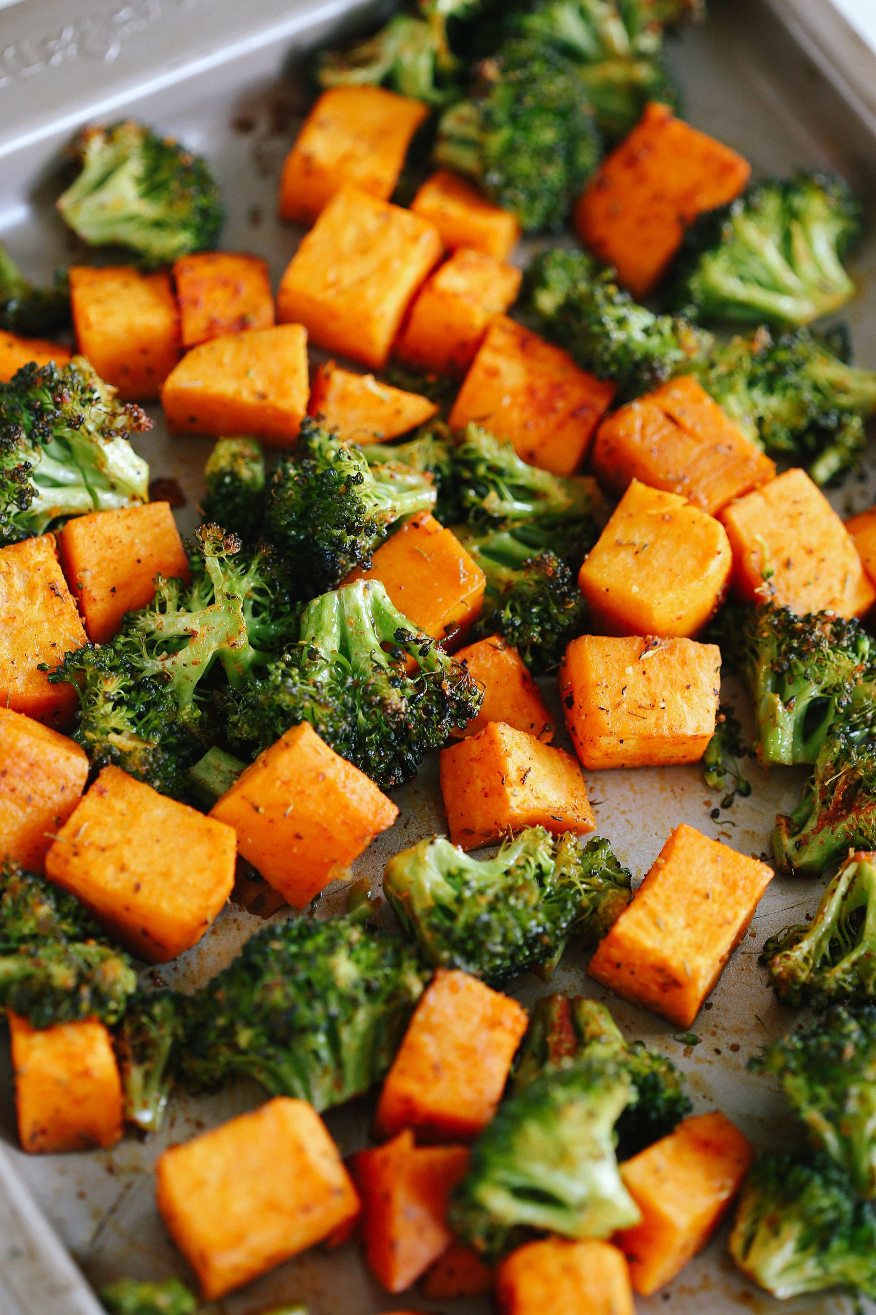 Broccoli Dinner Recipes
 Perfectly Roasted Broccoli & Sweet Potatoes Eat Yourself
