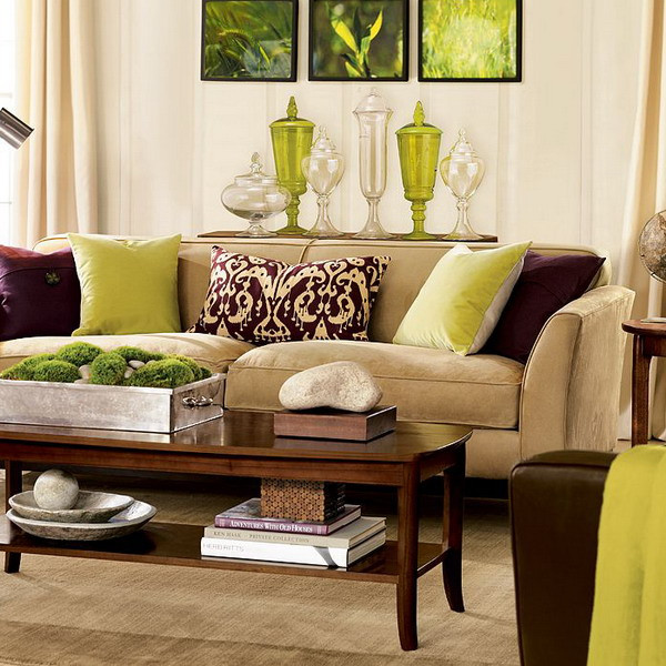 Brown Furniture Living Room Ideas
 28 Green And Brown Decoration Ideas