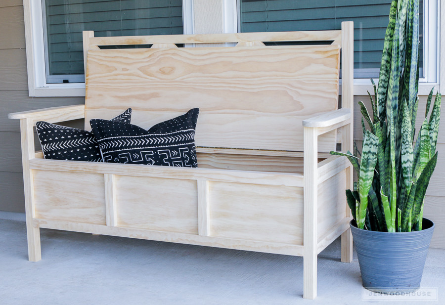 Build Outdoor Storage Bench
 How To Build A DIY Outdoor Storage Bench